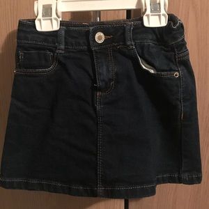 Zara blue denim skirt